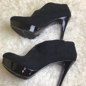 Nine West Black Platform Heels